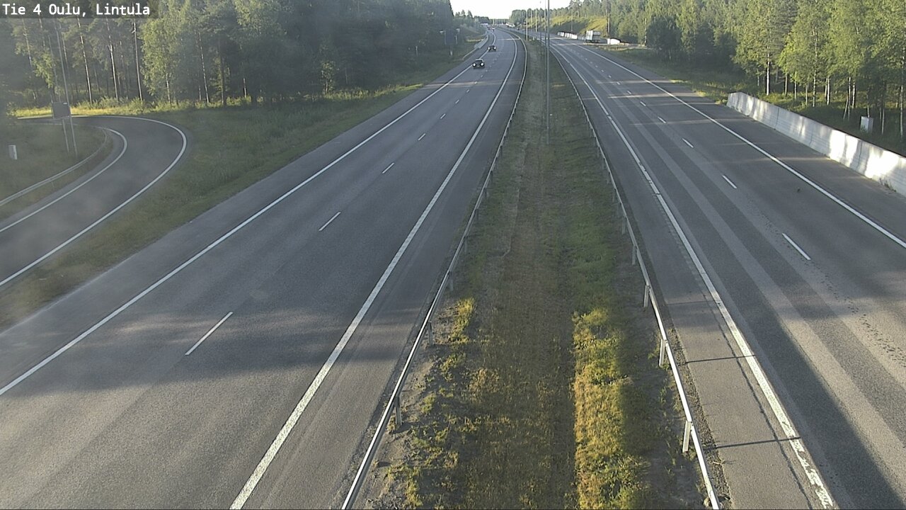 Weather Camera Image Road 4 Oulu, Lintula, Oulu, Pohjois-Pohjanmaa