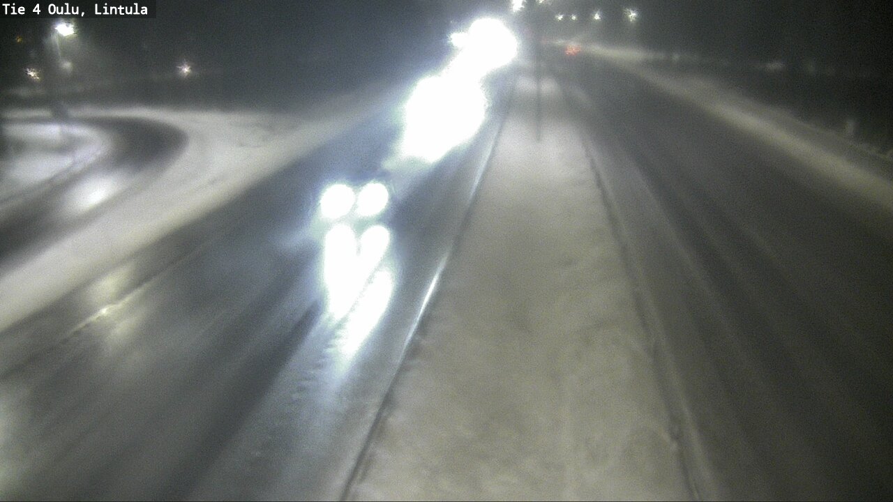 Weather Camera Image Road 4 Oulu, Lintula, Oulu, Pohjois-Pohjanmaa