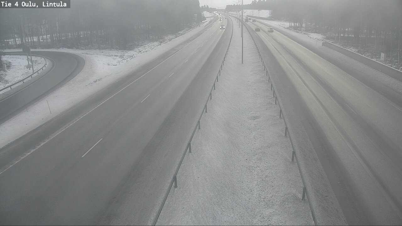 Weather Camera Image Road 4 Oulu, Lintula, Oulu, Pohjois-Pohjanmaa