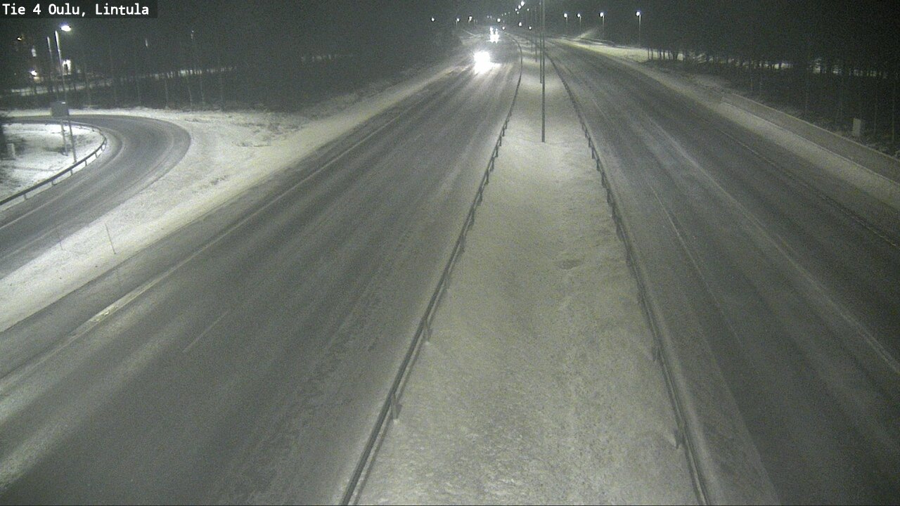 Weather Camera Image Road 4 Oulu, Lintula, Oulu, Pohjois-Pohjanmaa