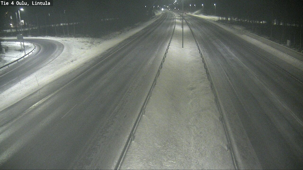 Weather Camera Image Road 4 Oulu, Lintula, Oulu, Pohjois-Pohjanmaa
