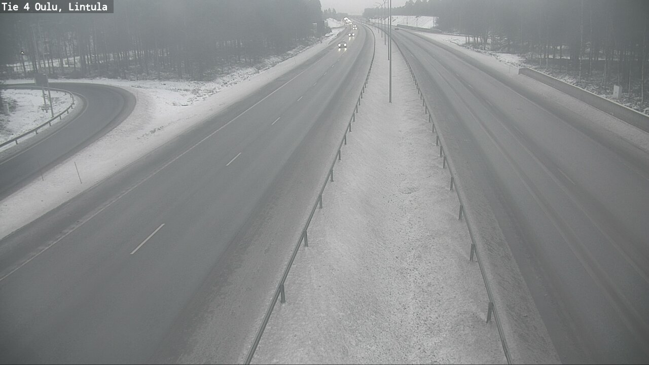 Weather Camera Image Road 4 Oulu, Lintula, Oulu, Pohjois-Pohjanmaa