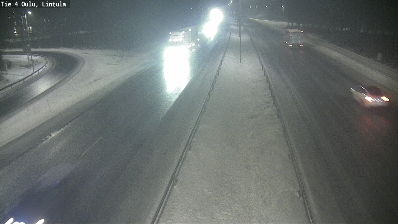 Weather Camera Image Road 4 Oulu, Lintula, Oulu, Pohjois-Pohjanmaa