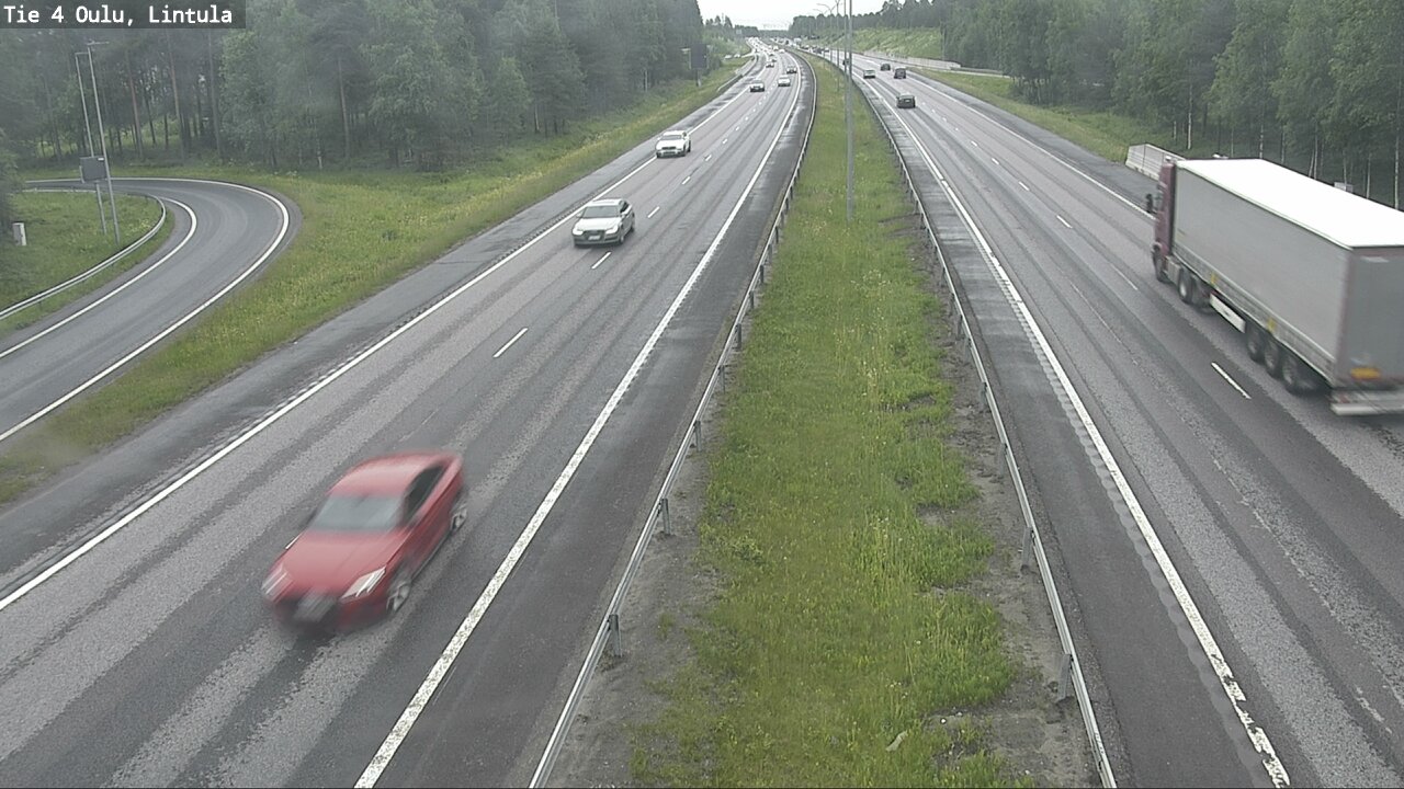 Kelikamerat Kuva Tie 4 Oulu, Lintula, Oulu, Pohjois-Pohjanmaa