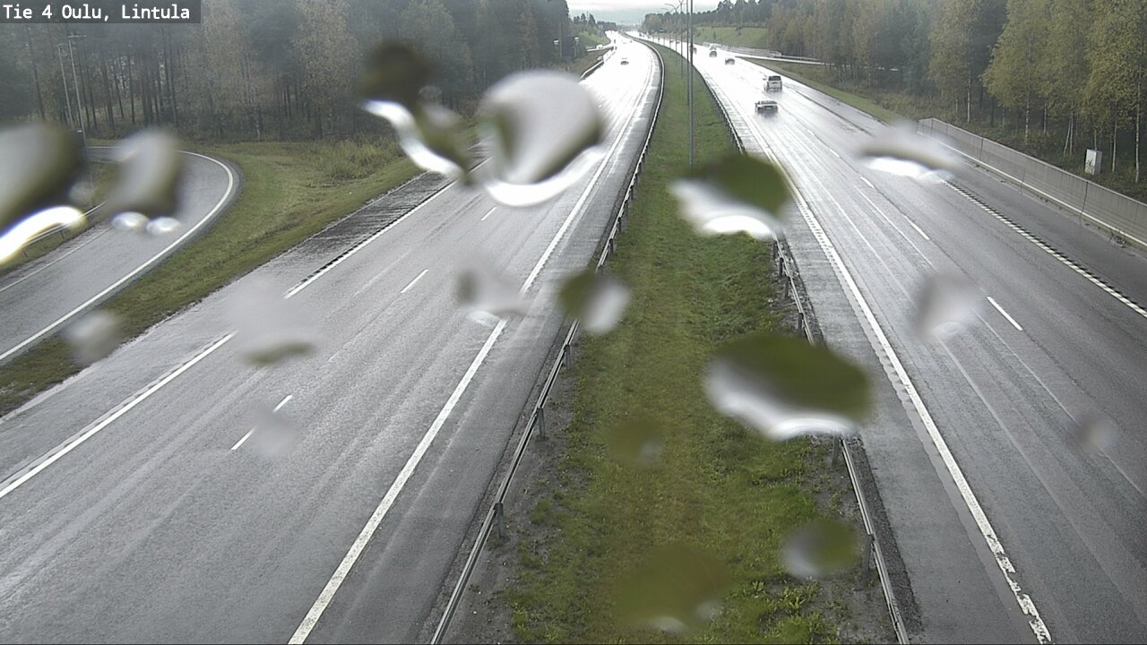 Weather Camera Image Road 4 Oulu, Lintula, Oulu, Pohjois-Pohjanmaa