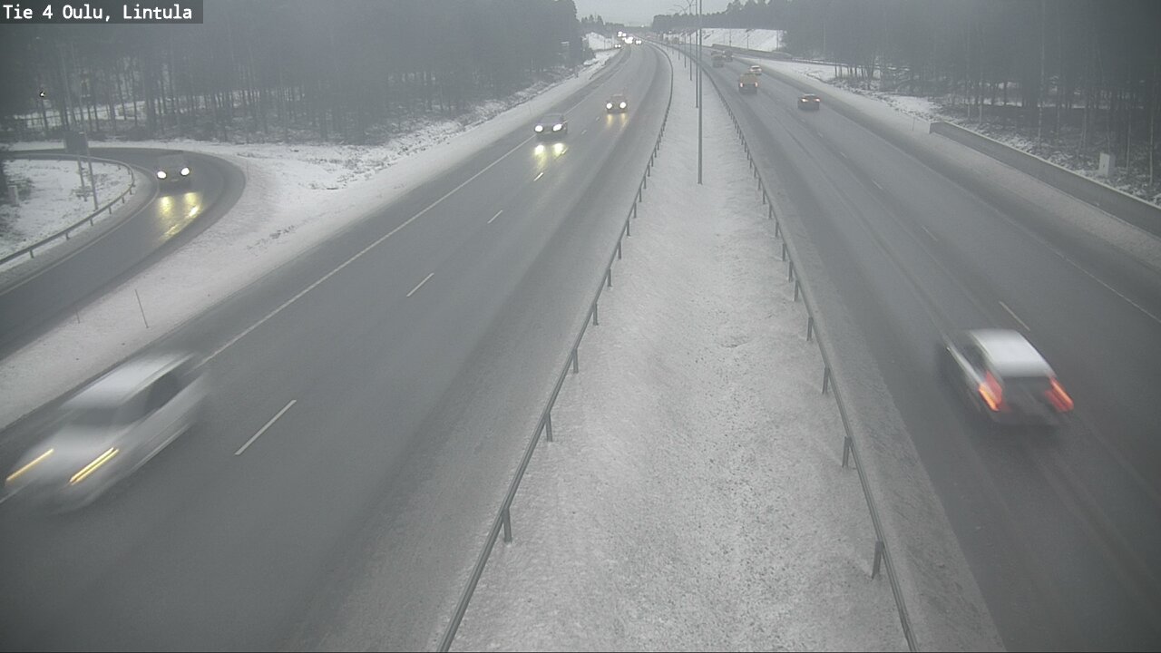 Weather Camera Image Road 4 Oulu, Lintula, Oulu, Pohjois-Pohjanmaa