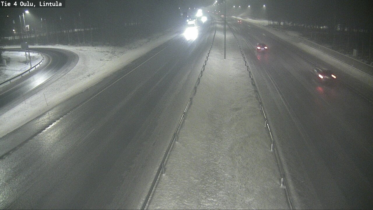 Weather Camera Image Road 4 Oulu, Lintula, Oulu, Pohjois-Pohjanmaa