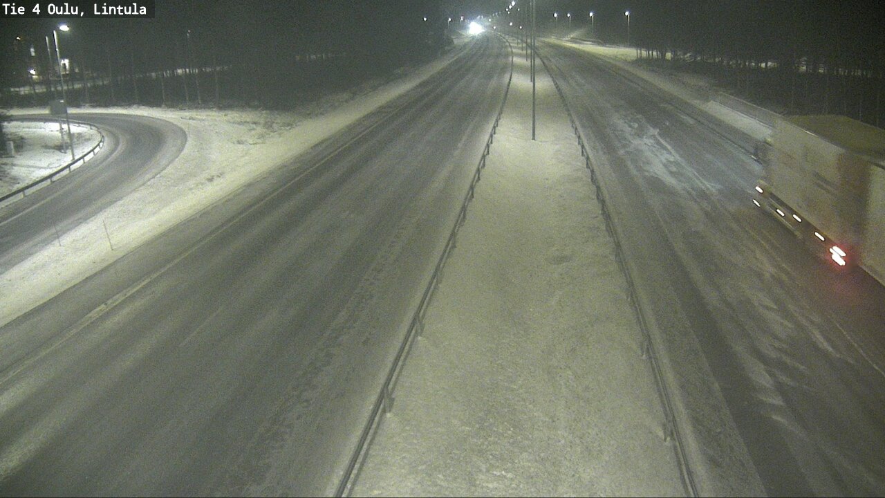 Weather Camera Image Road 4 Oulu, Lintula, Oulu, Pohjois-Pohjanmaa
