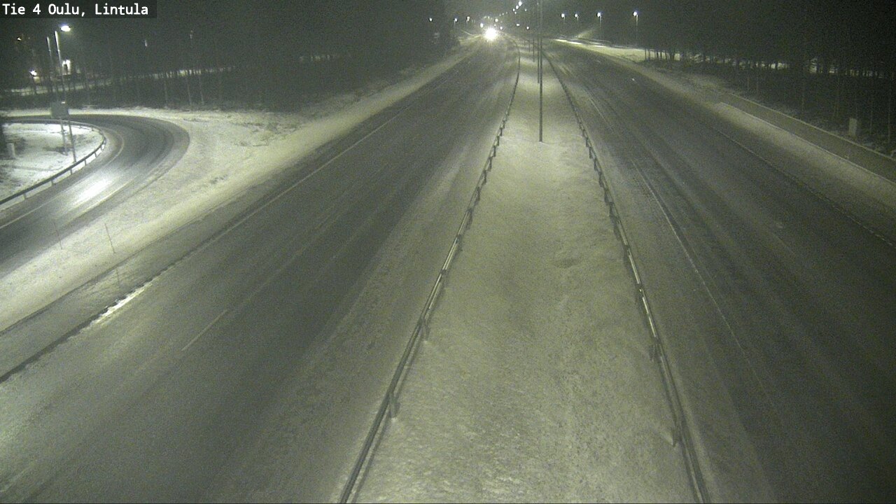 Weather Camera Image Road 4 Oulu, Lintula, Oulu, Pohjois-Pohjanmaa