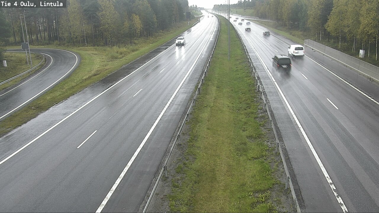 Weather Camera Image Road 4 Oulu, Lintula, Oulu, Pohjois-Pohjanmaa
