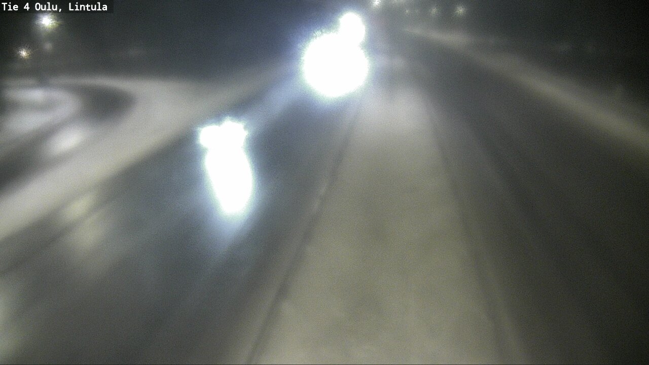 Weather Camera Image Road 4 Oulu, Lintula, Oulu, Pohjois-Pohjanmaa
