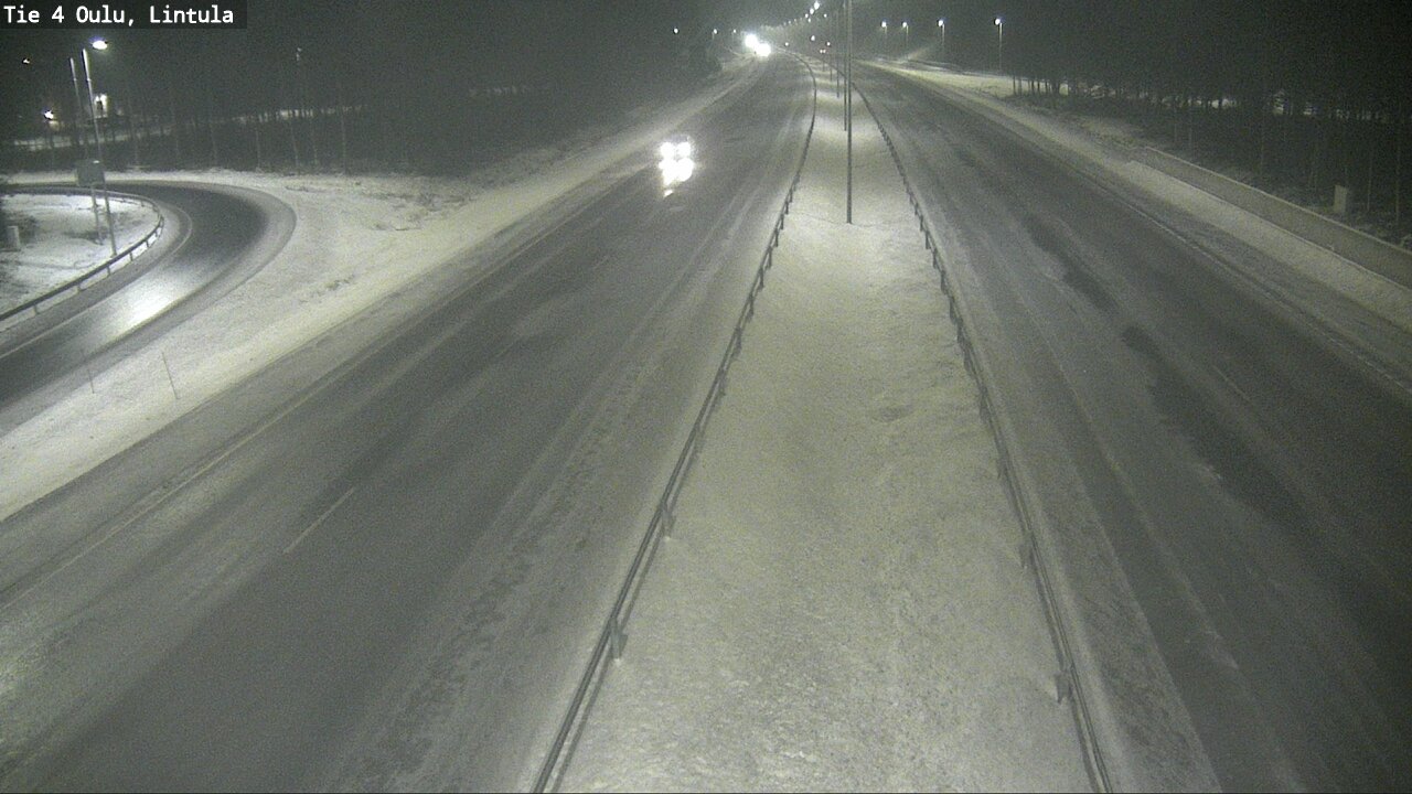 Weather Camera Image Road 4 Oulu, Lintula, Oulu, Pohjois-Pohjanmaa