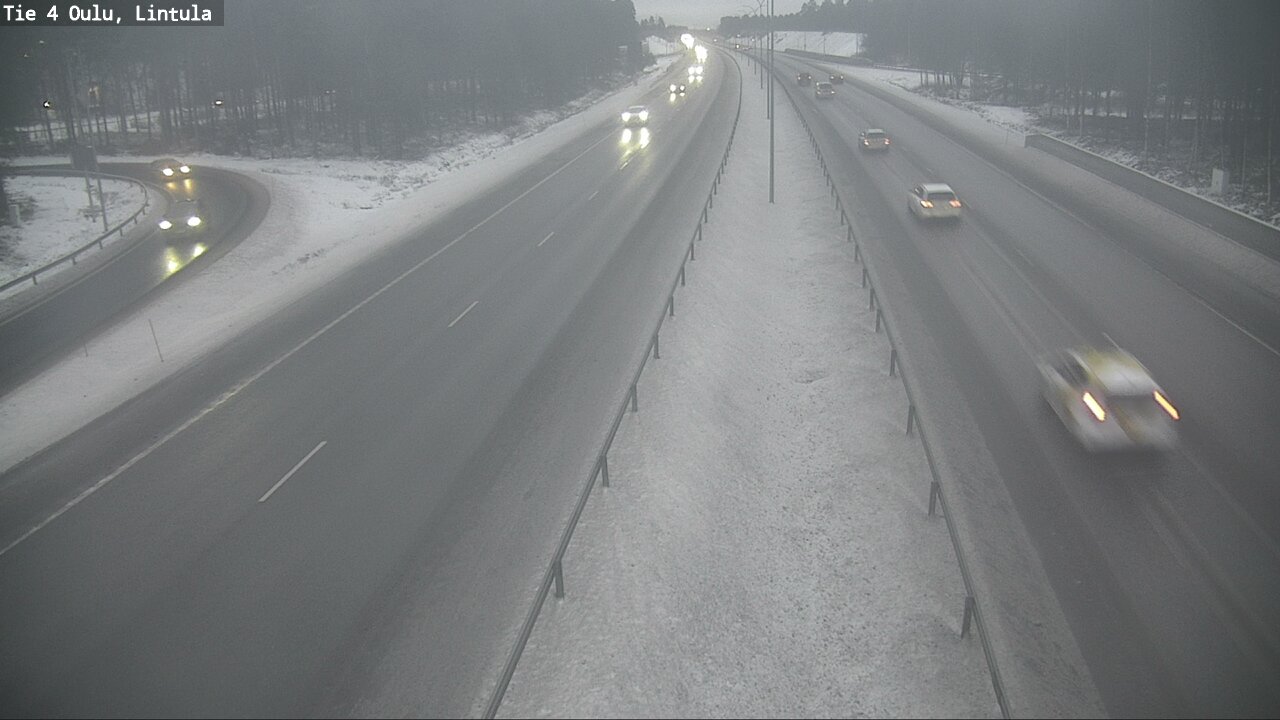 Weather Camera Image Road 4 Oulu, Lintula, Oulu, Pohjois-Pohjanmaa