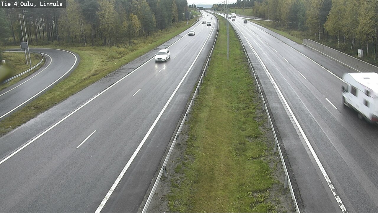 Weather Camera Image Road 4 Oulu, Lintula, Oulu, Pohjois-Pohjanmaa