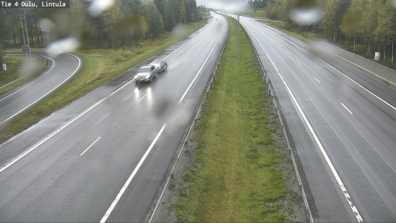 Weather Camera Image Road 4 Oulu, Lintula, Oulu, Pohjois-Pohjanmaa