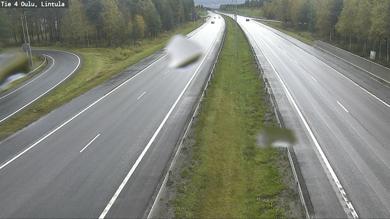 Weather Camera Image Road 4 Oulu, Lintula, Oulu, Pohjois-Pohjanmaa