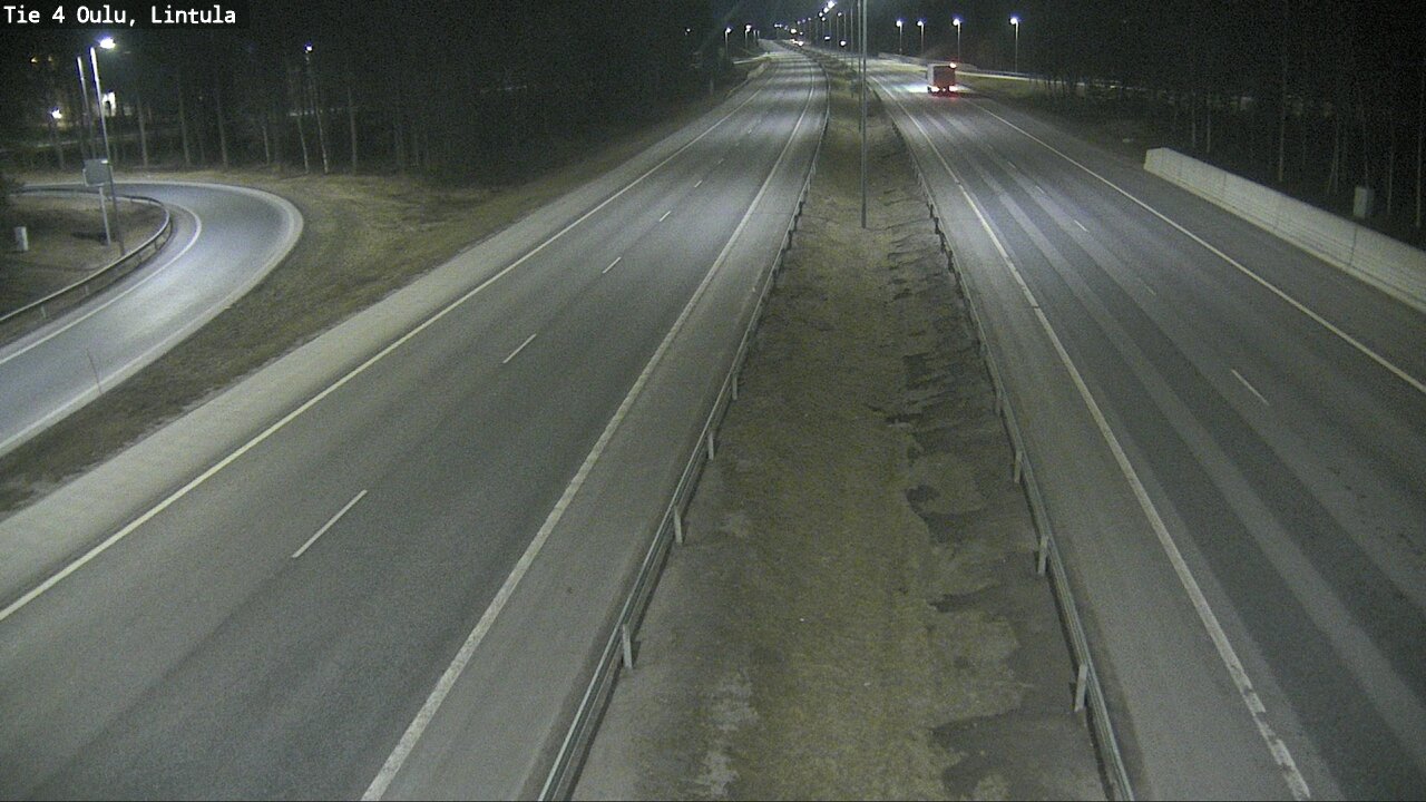 Weather Camera Image Road 4 Oulu, Lintula, Oulu, Pohjois-Pohjanmaa