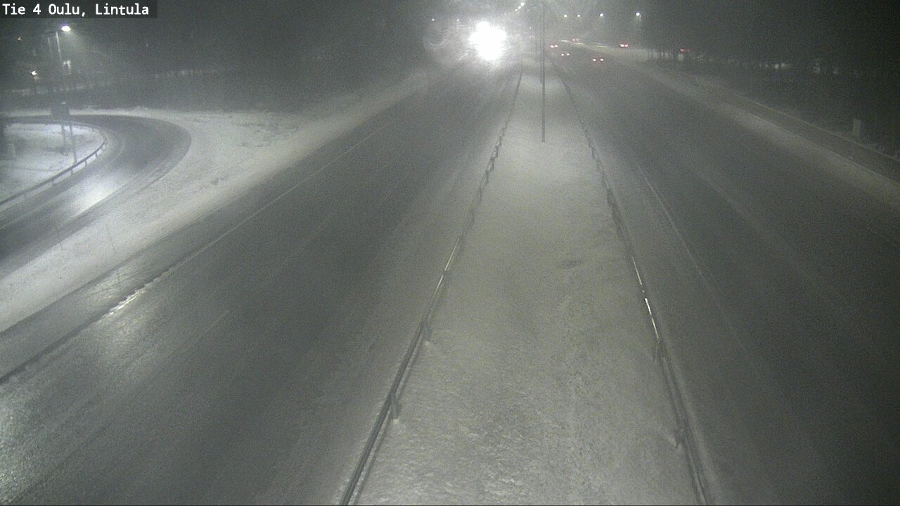 Weather Camera Image Road 4 Oulu, Lintula, Oulu, Pohjois-Pohjanmaa