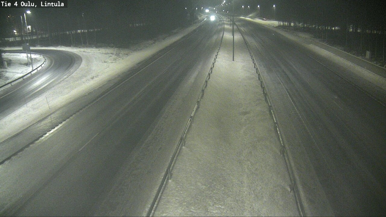 Weather Camera Image Road 4 Oulu, Lintula, Oulu, Pohjois-Pohjanmaa