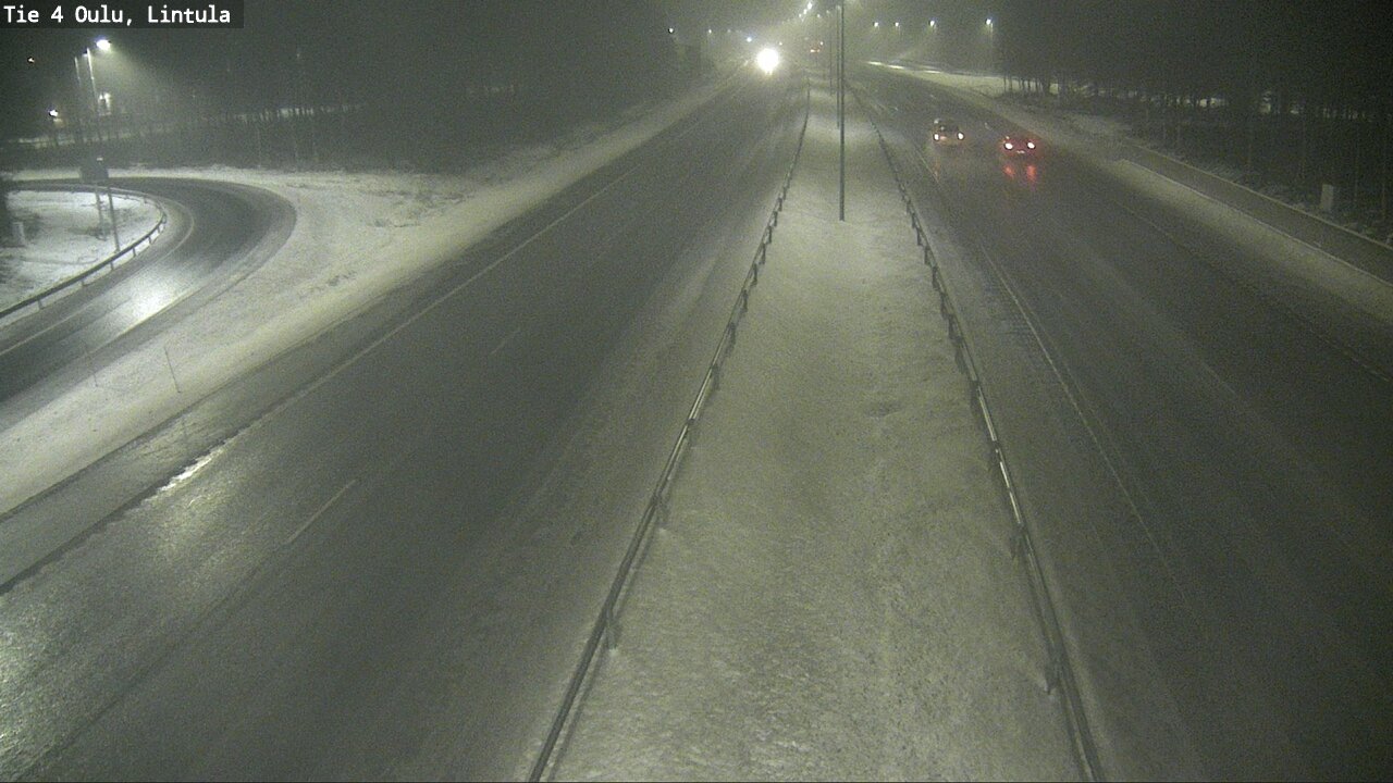 Weather Camera Image Road 4 Oulu, Lintula, Oulu, Pohjois-Pohjanmaa
