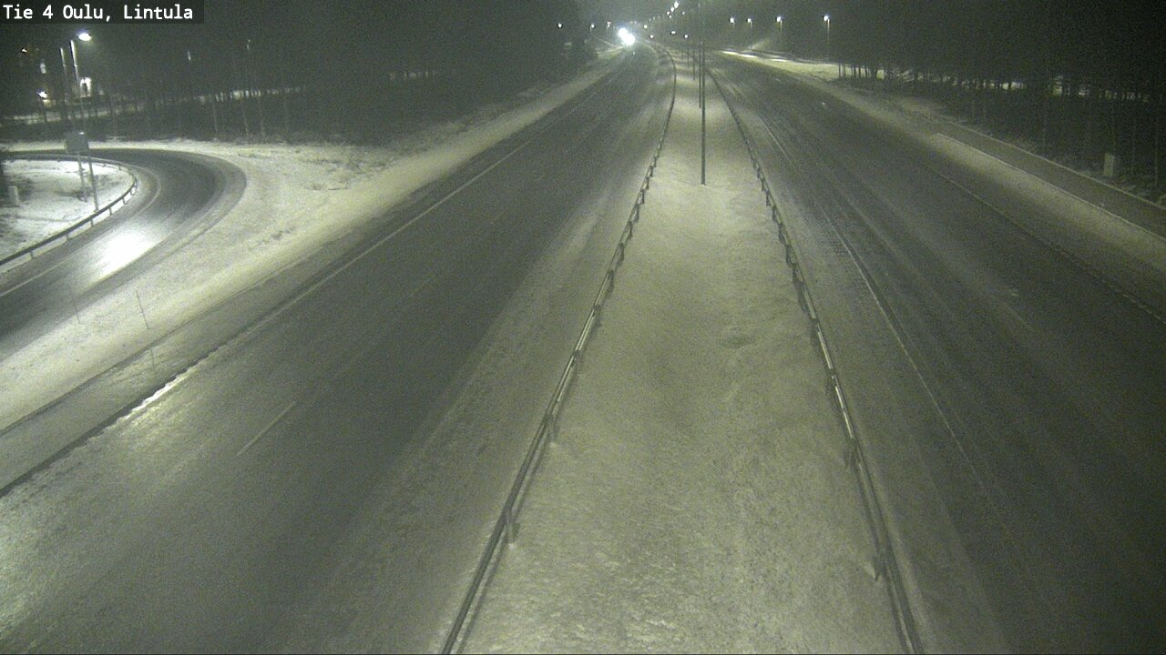 Weather Camera Image Road 4 Oulu, Lintula, Oulu, Pohjois-Pohjanmaa