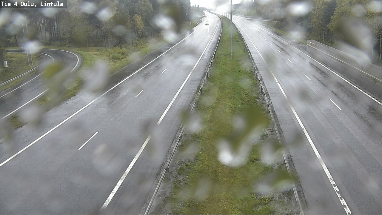 Weather Camera Image Road 4 Oulu, Lintula, Oulu, Pohjois-Pohjanmaa