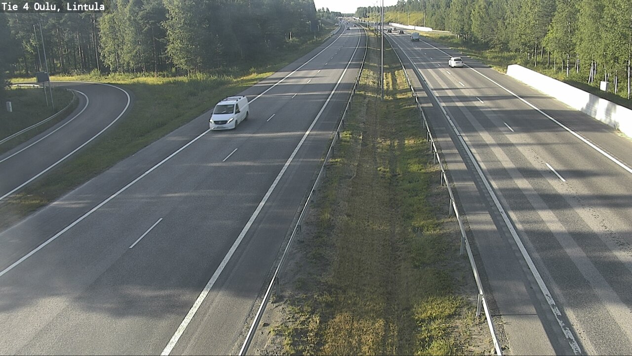Weather Camera Image Road 4 Oulu, Lintula, Oulu, Pohjois-Pohjanmaa