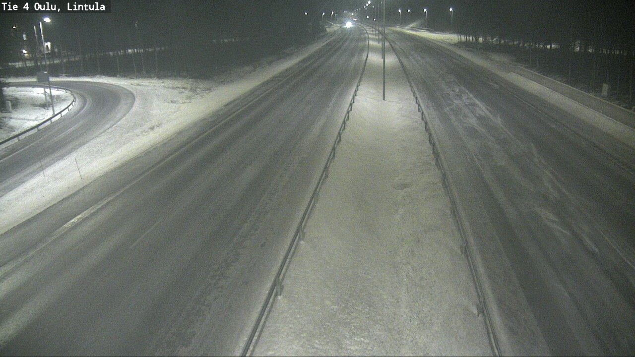 Weather Camera Image Road 4 Oulu, Lintula, Oulu, Pohjois-Pohjanmaa