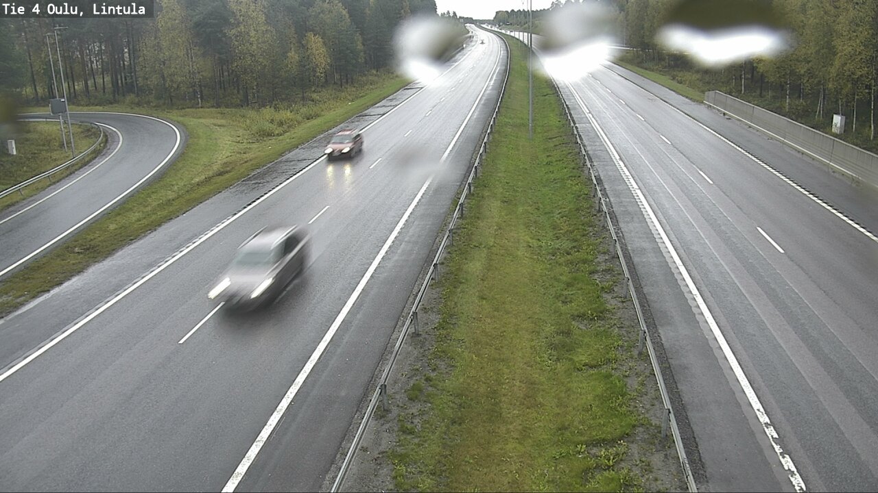 Weather Camera Image Road 4 Oulu, Lintula, Oulu, Pohjois-Pohjanmaa