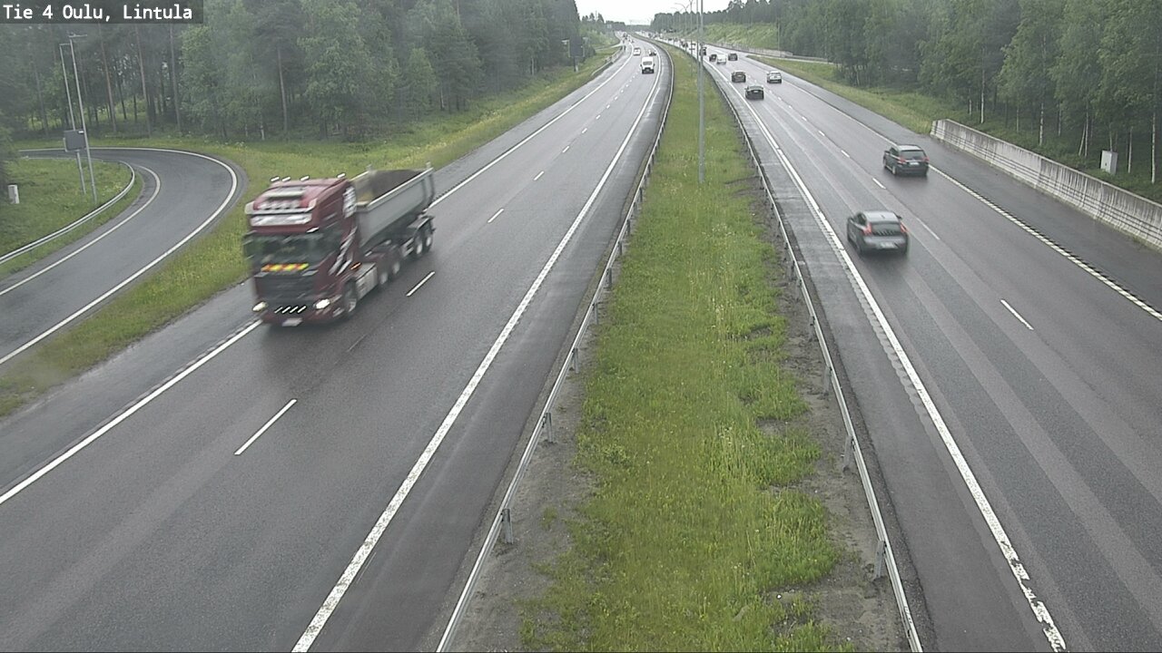 Kelikamerat Kuva Tie 4 Oulu, Lintula, Oulu, Pohjois-Pohjanmaa