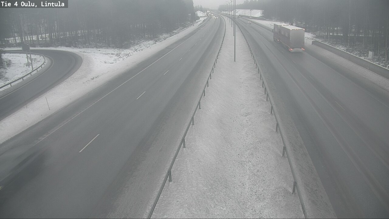 Weather Camera Image Road 4 Oulu, Lintula, Oulu, Pohjois-Pohjanmaa