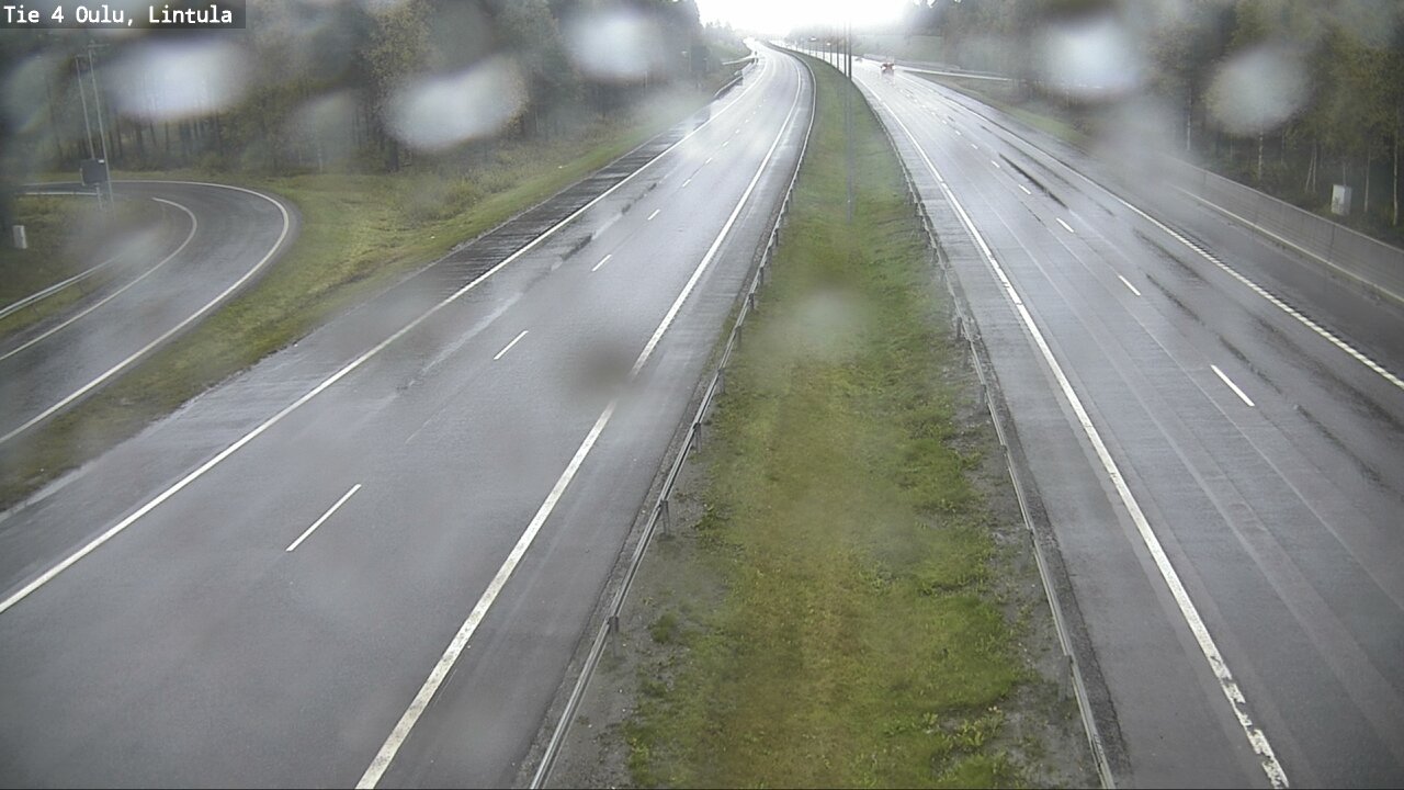 Weather Camera Image Road 4 Oulu, Lintula, Oulu, Pohjois-Pohjanmaa