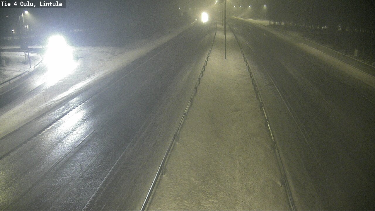 Weather Camera Image Road 4 Oulu, Lintula, Oulu, Pohjois-Pohjanmaa