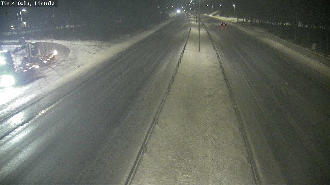 Weather Camera Image Road 4 Oulu, Lintula, Oulu, Pohjois-Pohjanmaa