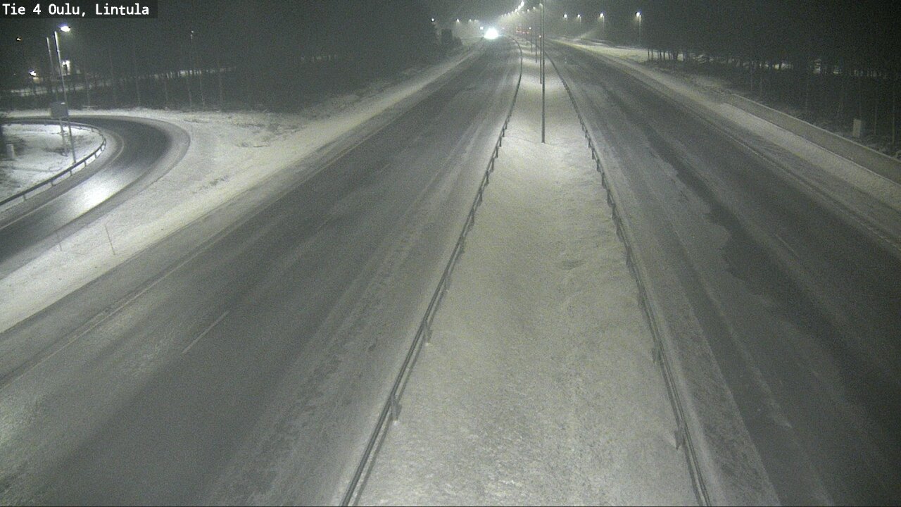 Weather Camera Image Road 4 Oulu, Lintula, Oulu, Pohjois-Pohjanmaa