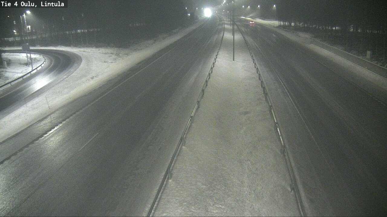 Weather Camera Image Road 4 Oulu, Lintula, Oulu, Pohjois-Pohjanmaa