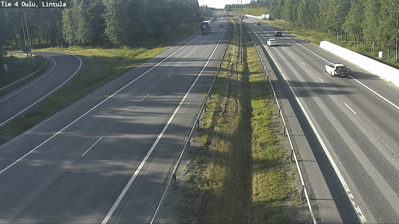 Weather Camera Image Road 4 Oulu, Lintula, Oulu, Pohjois-Pohjanmaa