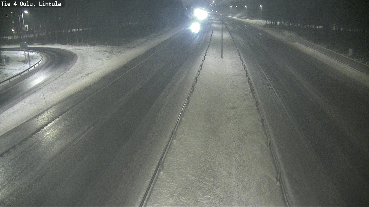 Weather Camera Image Road 4 Oulu, Lintula, Oulu, Pohjois-Pohjanmaa