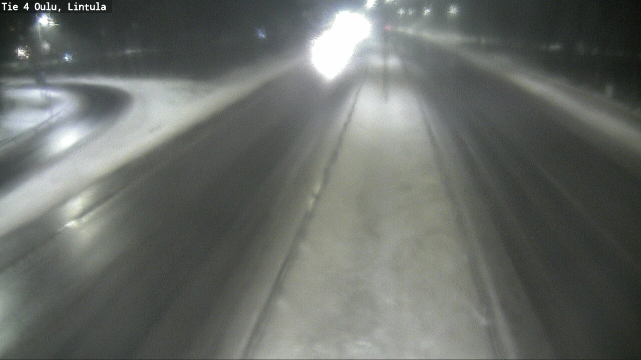 Weather Camera Image Road 4 Oulu, Lintula, Oulu, Pohjois-Pohjanmaa