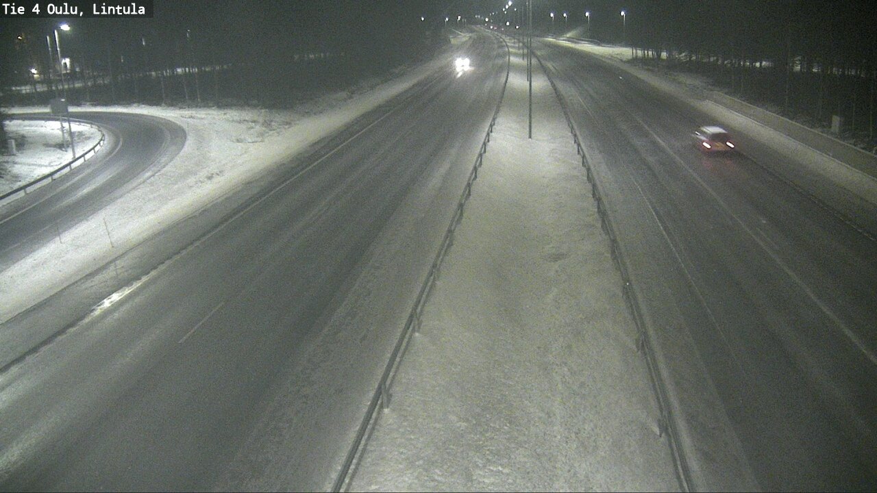 Weather Camera Image Road 4 Oulu, Lintula, Oulu, Pohjois-Pohjanmaa