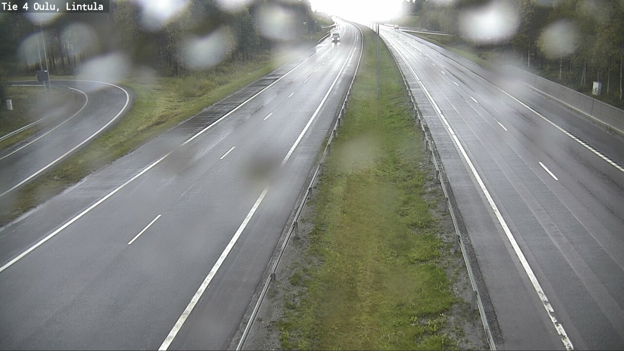 Weather Camera Image Road 4 Oulu, Lintula, Oulu, Pohjois-Pohjanmaa