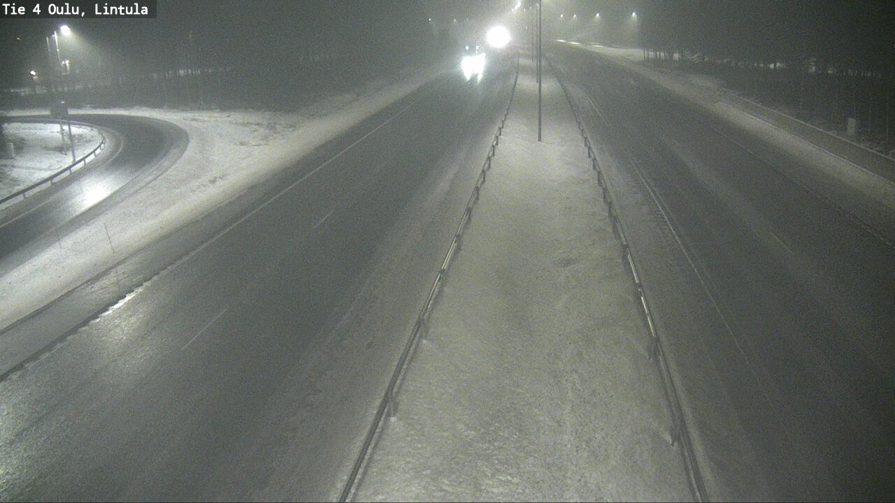 Weather Camera Image Road 4 Oulu, Lintula, Oulu, Pohjois-Pohjanmaa