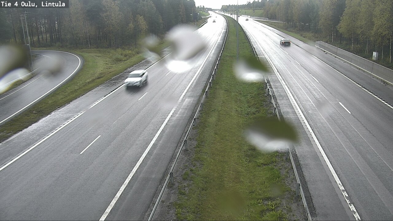 Weather Camera Image Road 4 Oulu, Lintula, Oulu, Pohjois-Pohjanmaa