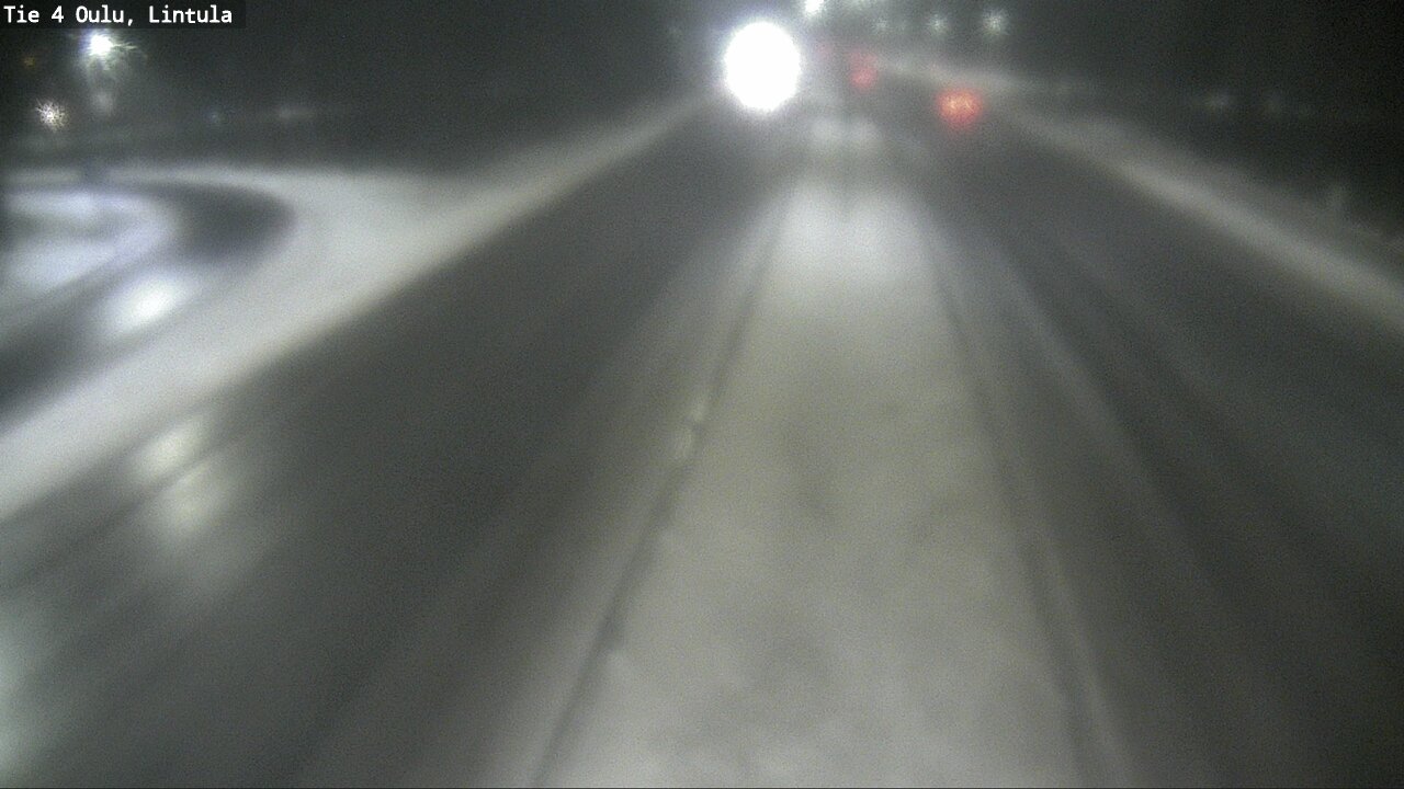 Weather Camera Image Road 4 Oulu, Lintula, Oulu, Pohjois-Pohjanmaa