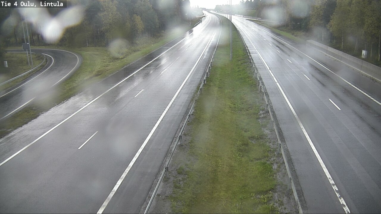 Weather Camera Image Road 4 Oulu, Lintula, Oulu, Pohjois-Pohjanmaa