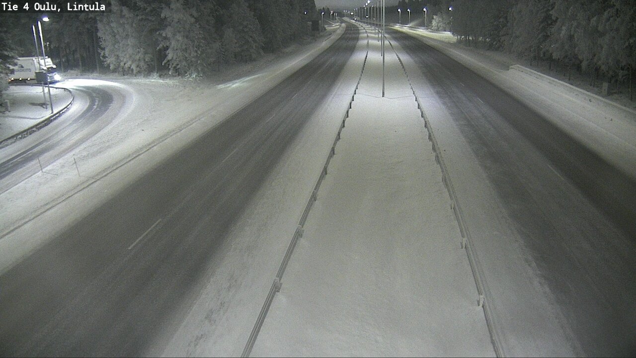 Weather Camera Image Road 4 Oulu, Lintula, Oulu, Pohjois-Pohjanmaa