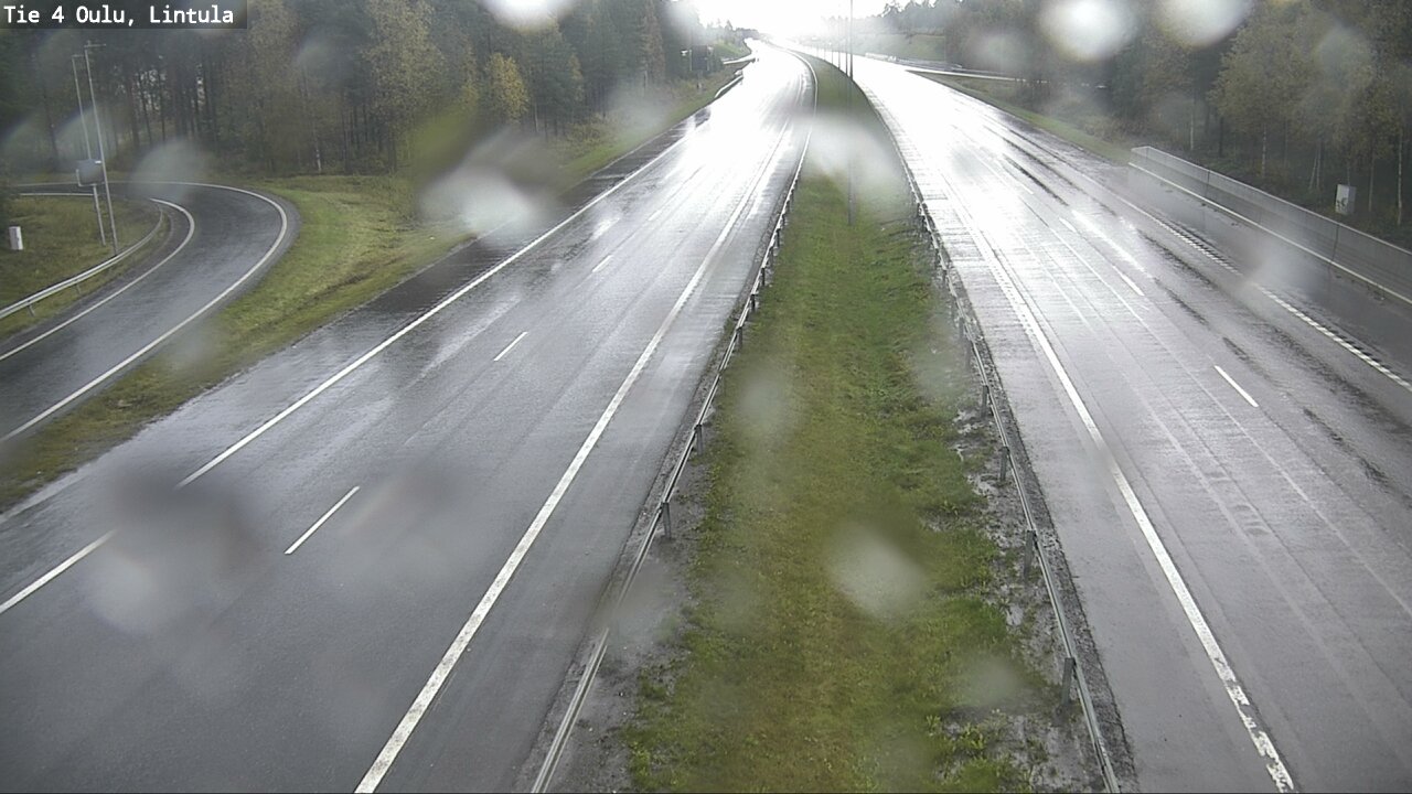 Weather Camera Image Road 4 Oulu, Lintula, Oulu, Pohjois-Pohjanmaa