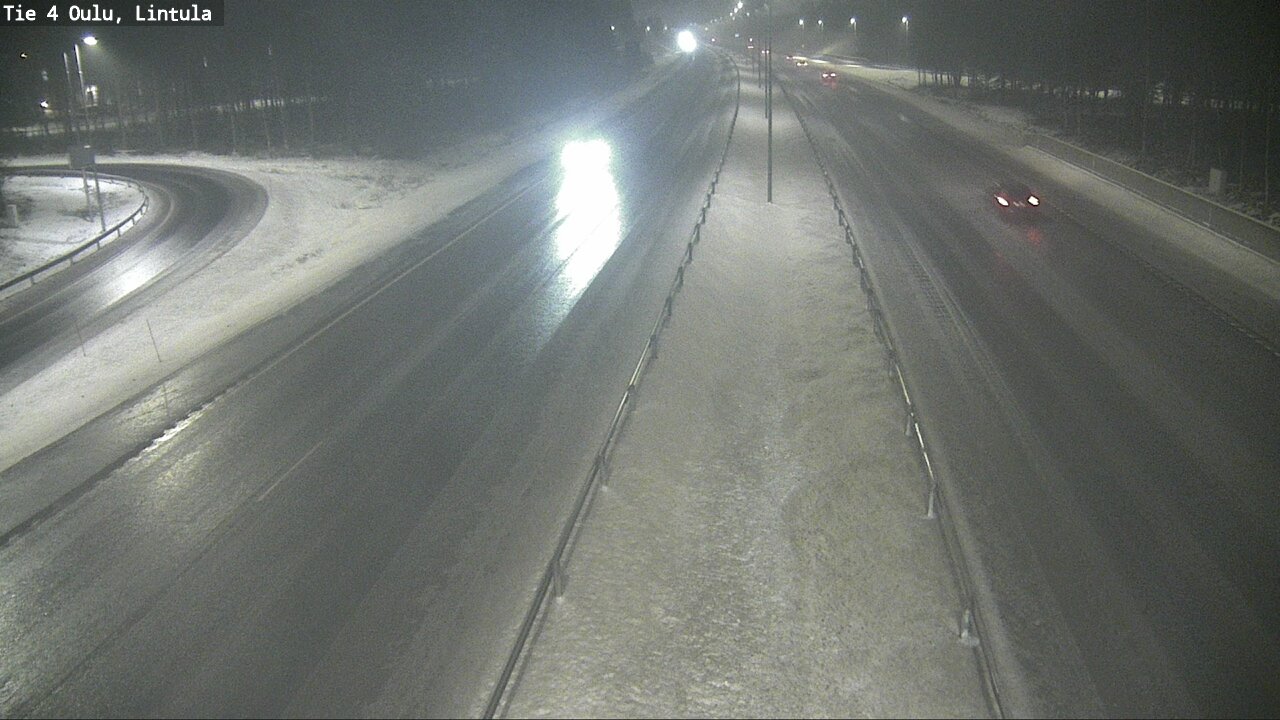 Weather Camera Image Road 4 Oulu, Lintula, Oulu, Pohjois-Pohjanmaa