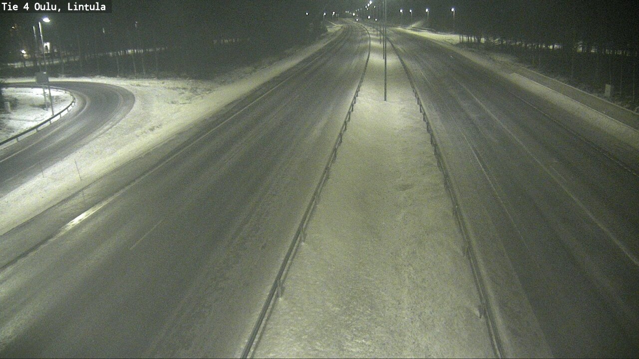 Weather Camera Image Road 4 Oulu, Lintula, Oulu, Pohjois-Pohjanmaa