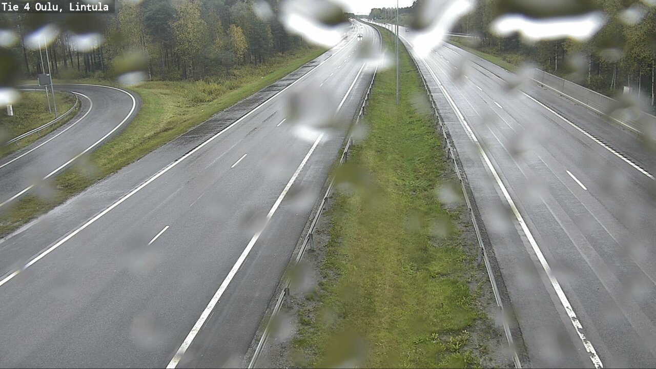 Weather Camera Image Road 4 Oulu, Lintula, Oulu, Pohjois-Pohjanmaa
